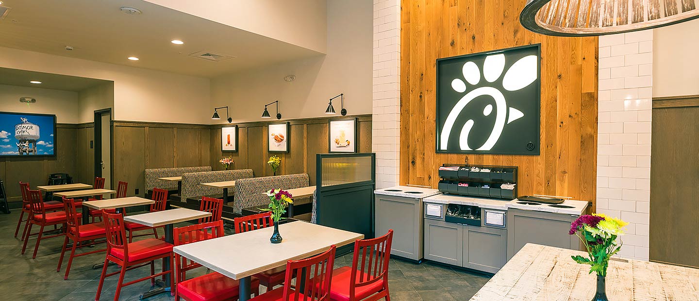 chic fil a dining room