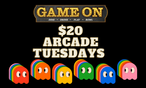 Game On 20 Tuesdays Special Graphic