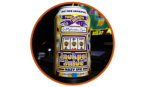 Two Road Jackpot Juice Beer Can