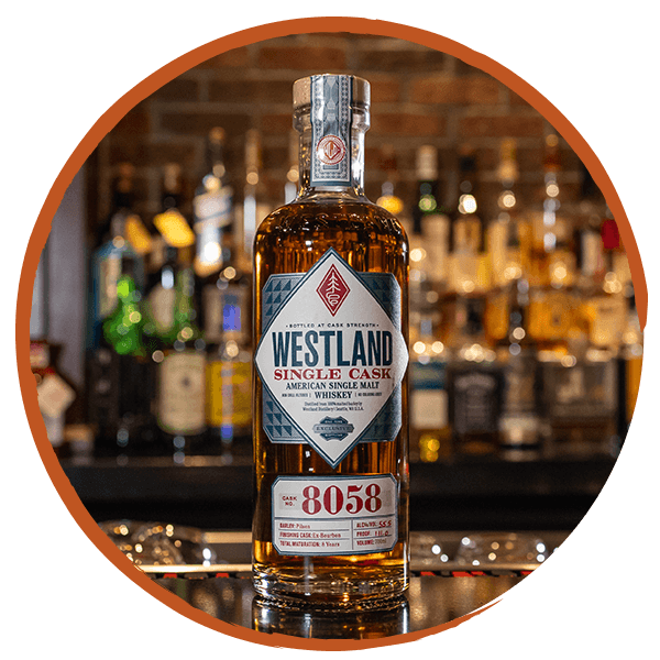 Westland Whiskey Bottle