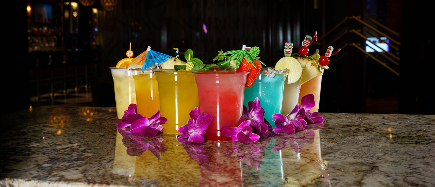 tiki bar drinks