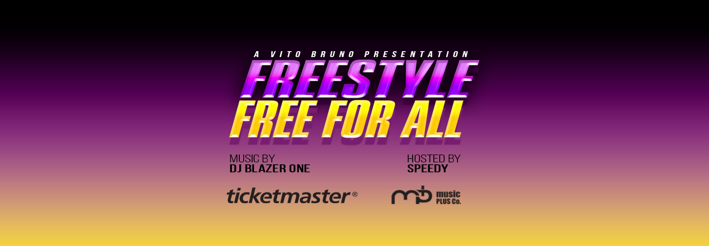 Freestyle Free For All featuring Expose, Brenda K Starr, Naughty By Nature, Safire, George Lamond, Coro, Lisette Melendez, Rockell, Noel, and Soave