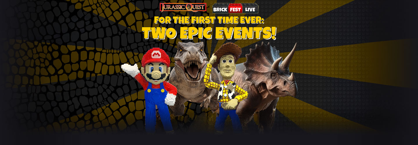Jurassic Quest with Brick Fest Live