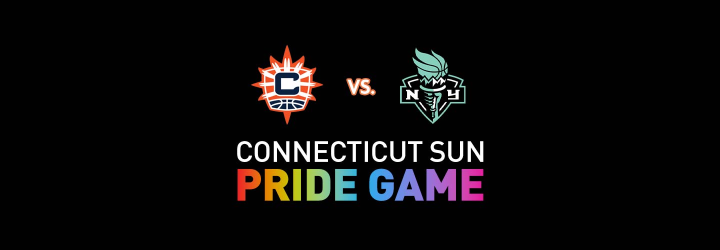 Connecticut sun pride game graphic