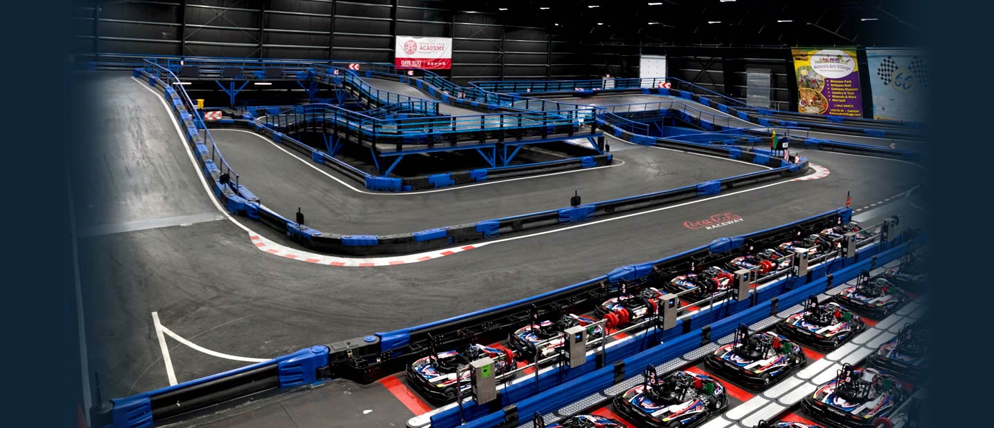 Supercharged Indoor Kart Racing Trampoline Park Mohegan Sun