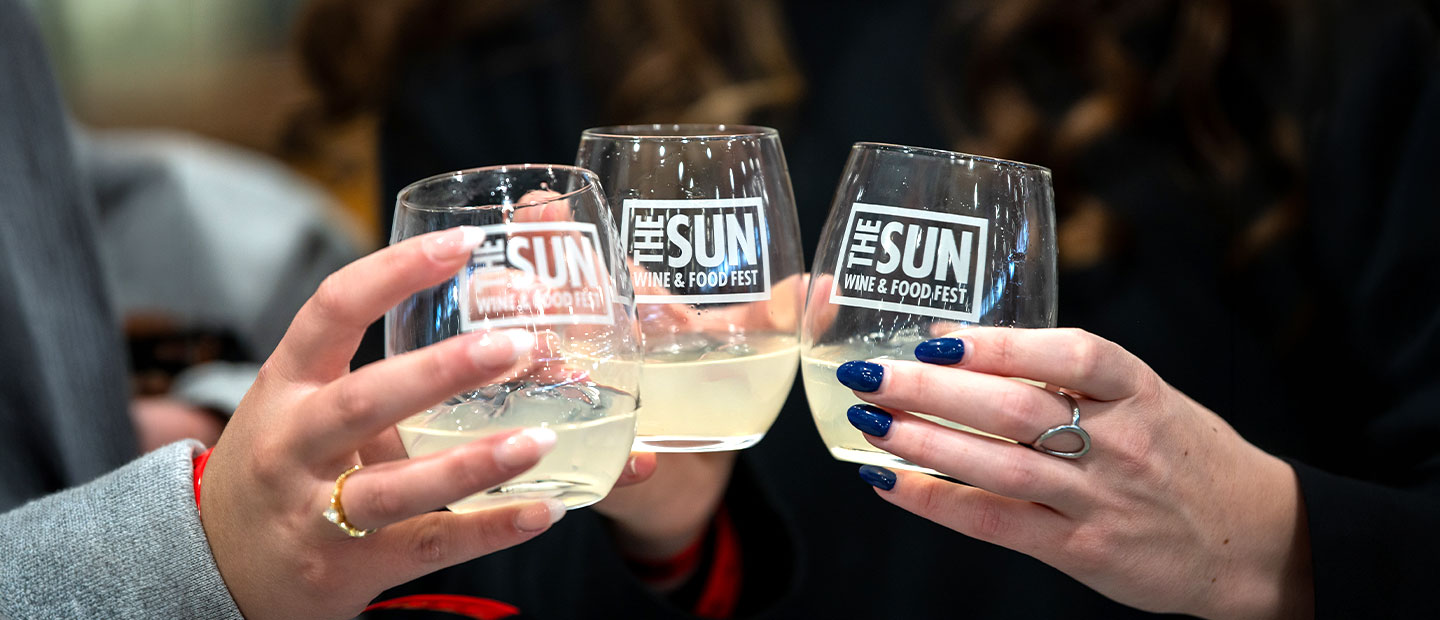 Wine Glasses from Sun Wine Food Festival