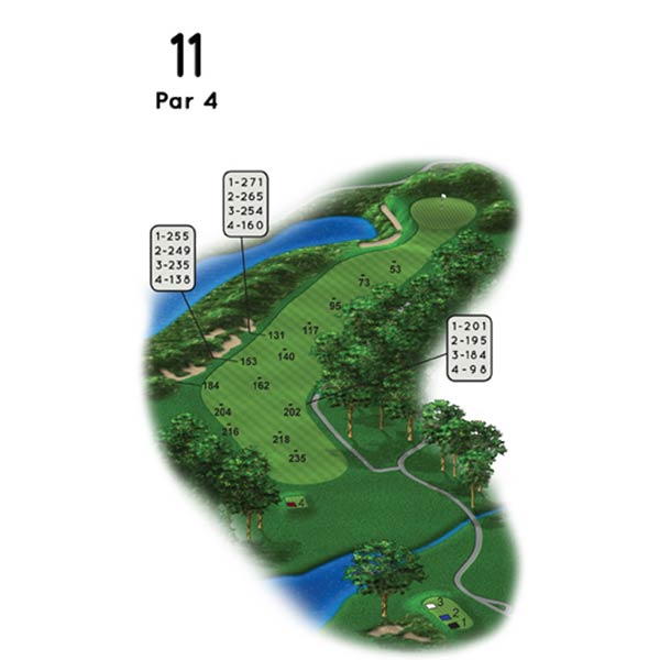 Mohegan Sun Golf Club Course Guide Hole 11