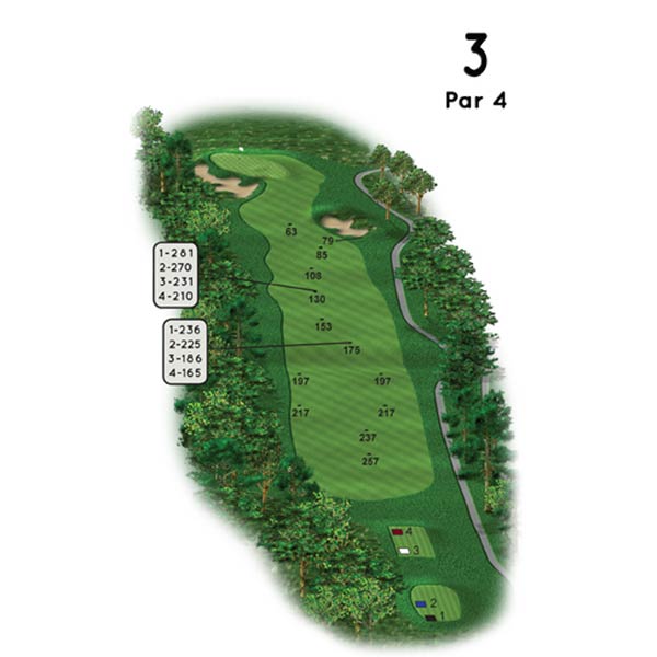 Mohegan Sun Golf Club Course Guide Hole 3