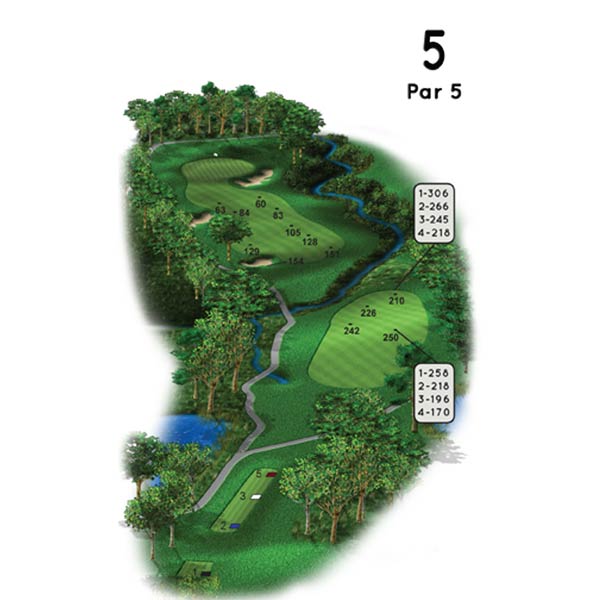 Mohegan Sun Golf Club Course Guide Hole 5