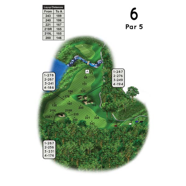 Mohegan Sun Golf Club Course Guide Hole 6
