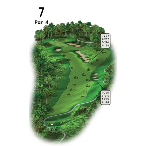 Mohegan Sun Golf Club Course Guide Hole 7