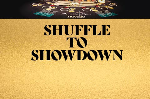 Shuffle to Showdown Teaser graphic