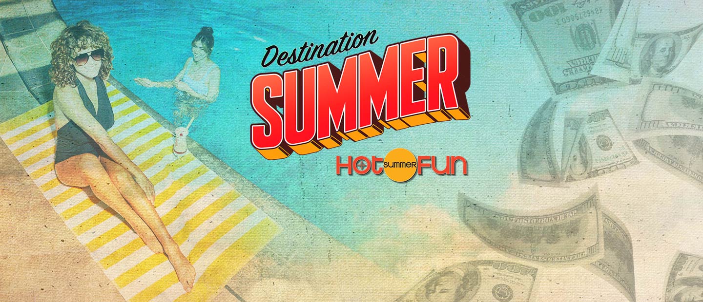 Mohegan Sun Hot Summer Fun graphic