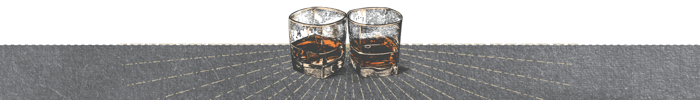 Whiskey Glasses Illustration
