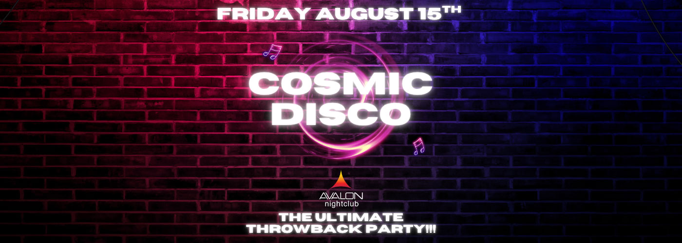 Cosmic Disco: The Ultimate Throwback Party