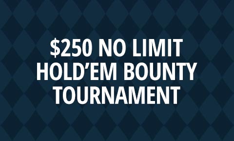$250 no limit hold em tournament