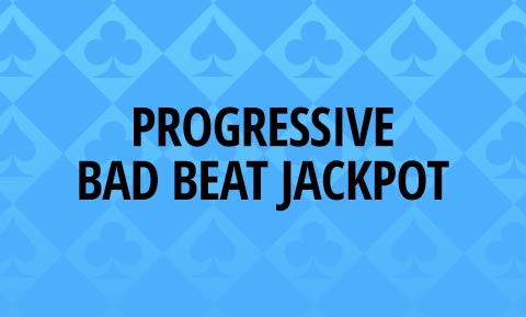 Progressive bad beat jackpot