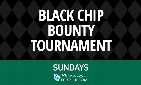 Black chip bounty tournaments sundays