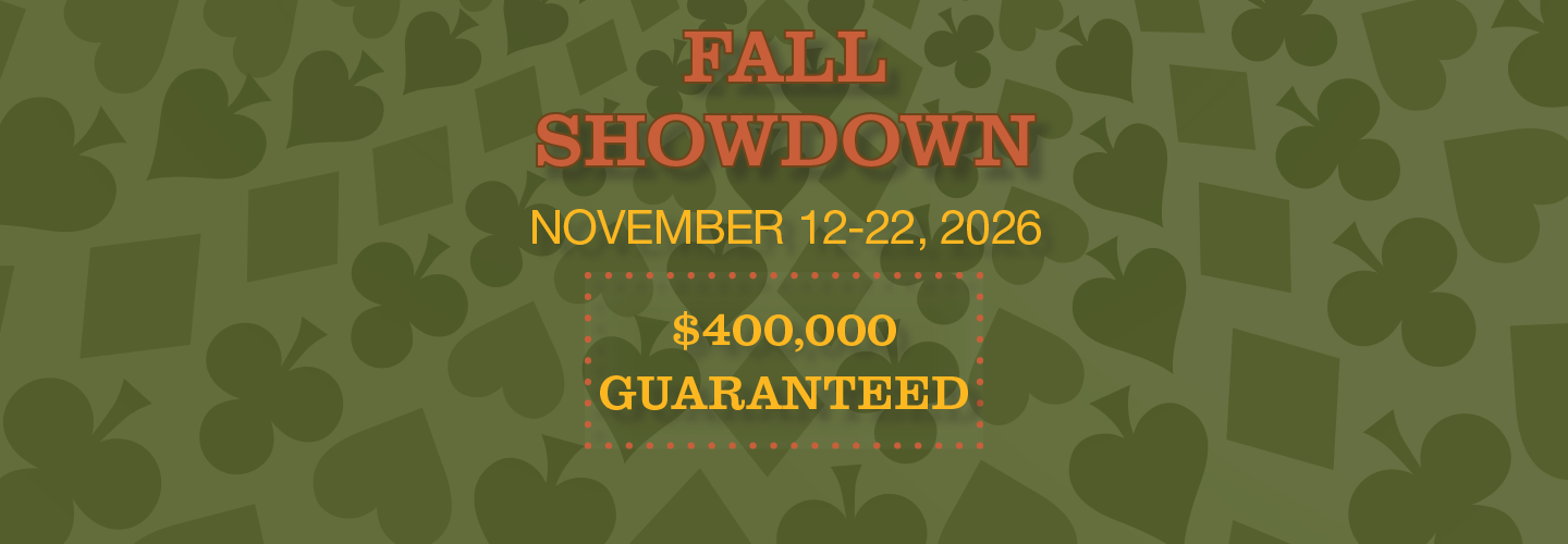 Fall Showdown Poker Tournament