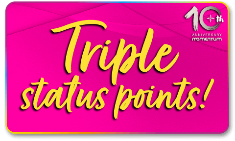 Triple Status Points October 21st graphic