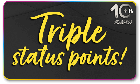 Triple Status Points October 8th/9th graphic