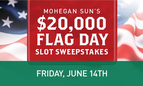 $20,000 Flag Day Slot Sweepstakes