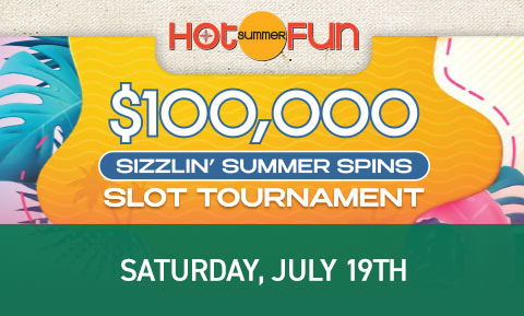 Mohegan Sun's $100,000 Sizzlin' Summer Spins Slot Tournament