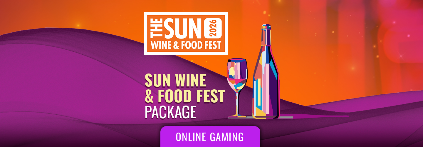 Online Gaming - Sun Wine and Food Fest Package Sweepstakes