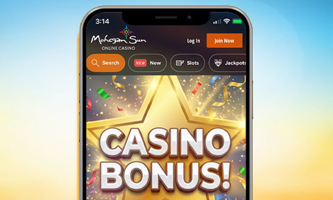Mohegan Sun Online Casino App Bonus Promotion graphic