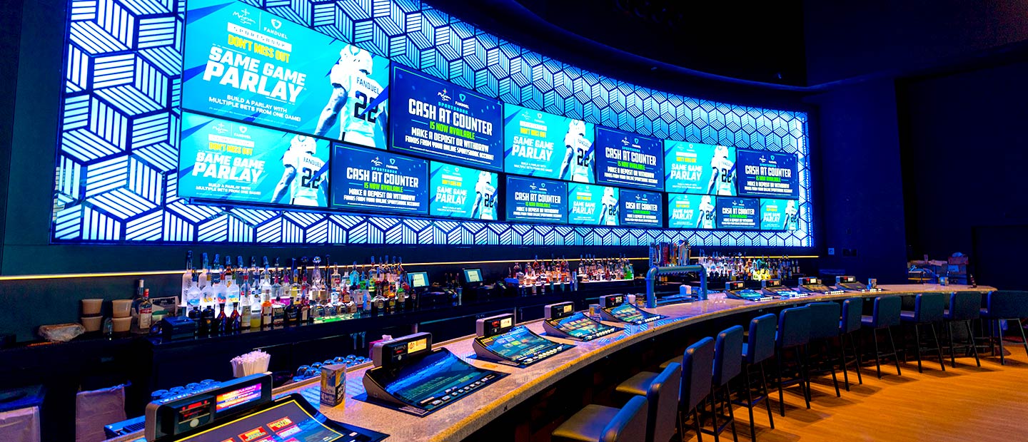 sportsbook bar area