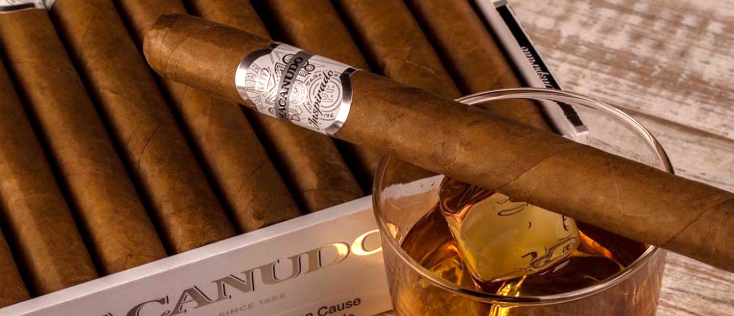 Macanudo Cigar and Whiskey