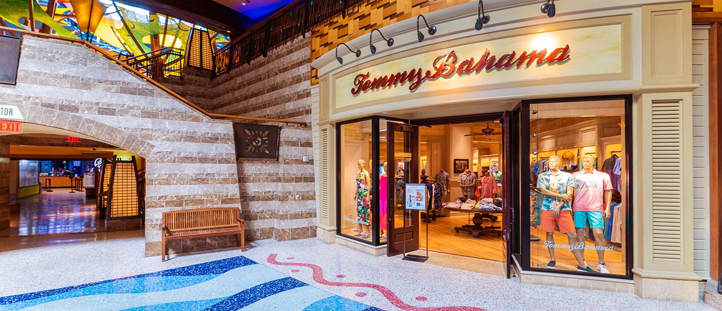 outside view of Tommy Bahama shop