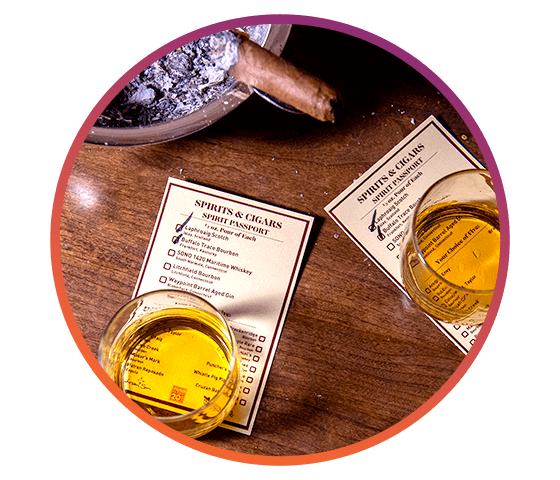 Spirits & Cigars graphic