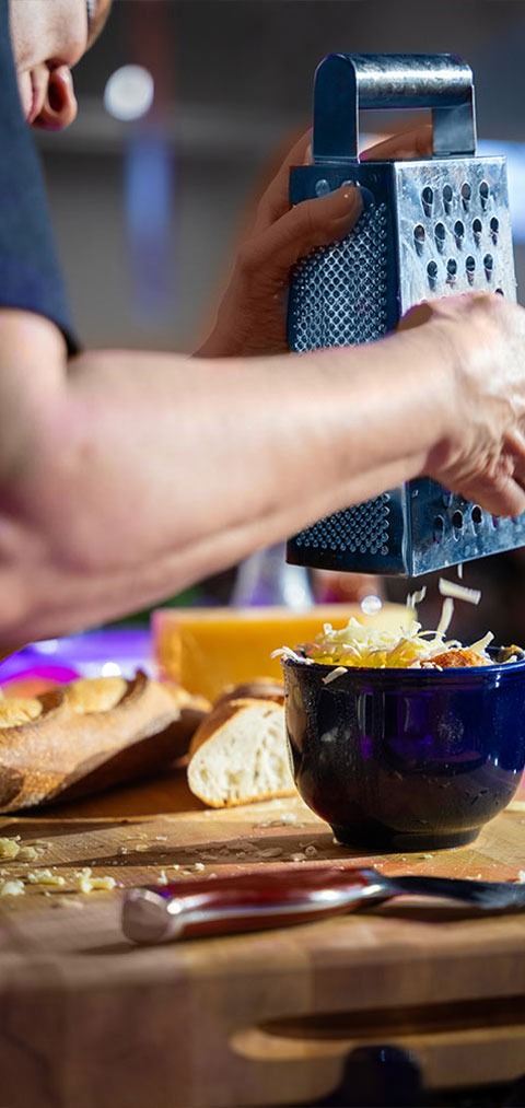 swff chef grating cheese