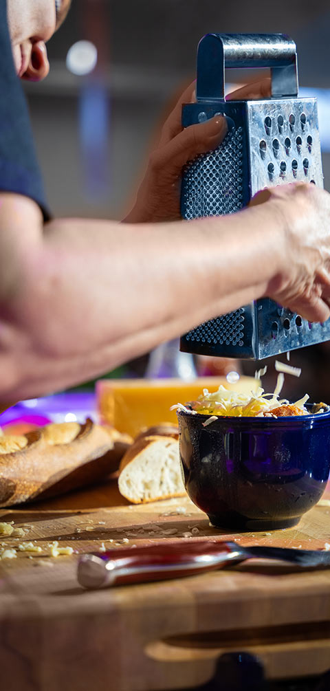 swff chef grating cheese