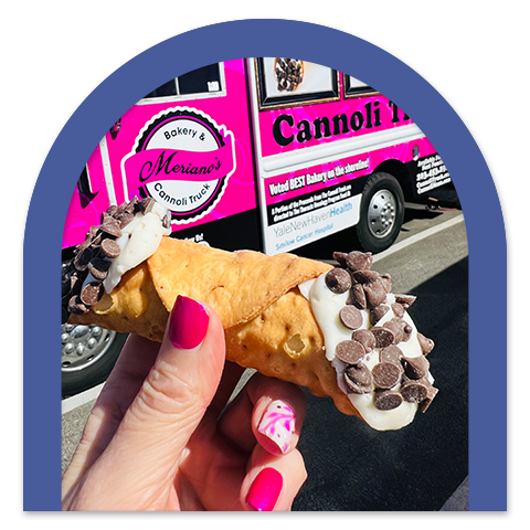 Meriano's Bake Shoppe and Cannoli Truck graphic