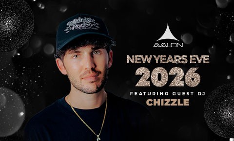Avalon NYE with DJ Chizzle graphic